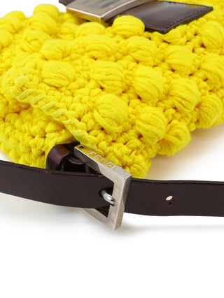 Crochet Baguette Shoulder Bag