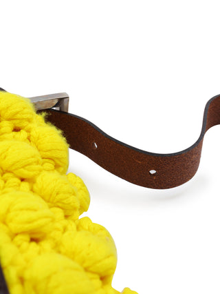 Crochet Baguette Shoulder Bag