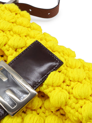 Crochet Baguette Shoulder Bag