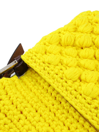 Crochet Baguette Shoulder Bag