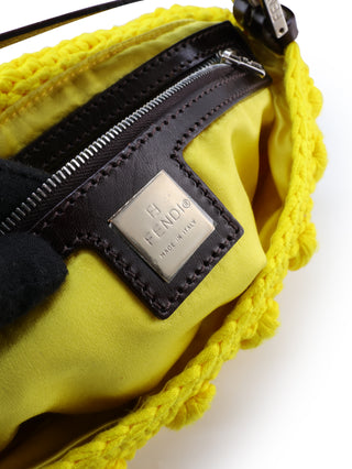 Crochet Baguette Shoulder Bag