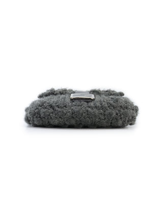 Wool Baguette Shoulder Bag