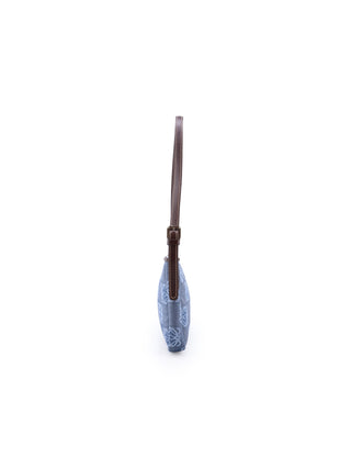 Anagram Denim Shoulder Bag