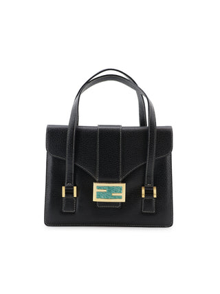 Full Leather Top Handle Bag