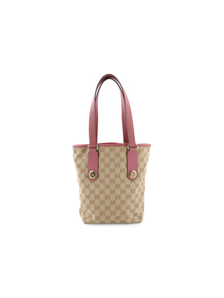 GG Canvas Charmy Bucket Tote Bag