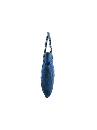 Luxury Line Denim Tote Bag