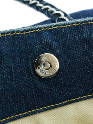 Luxury Line Denim Tote Bag