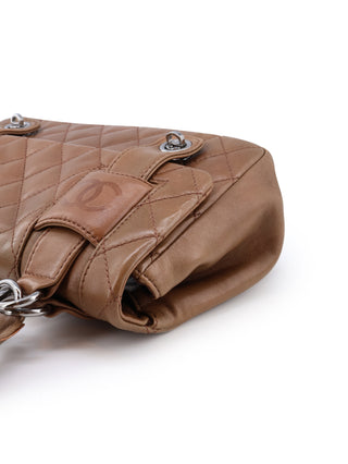 Dual Turnlock Flap Shoulder Bag