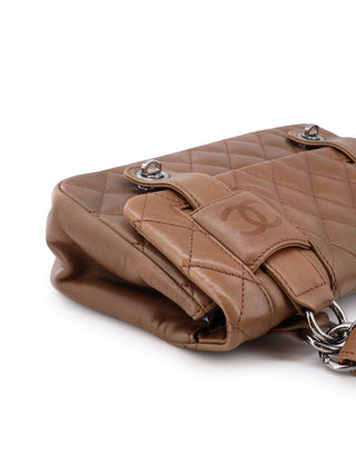 Dual Turnlock Flap Shoulder Bag