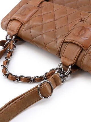 Dual Turnlock Flap Shoulder Bag