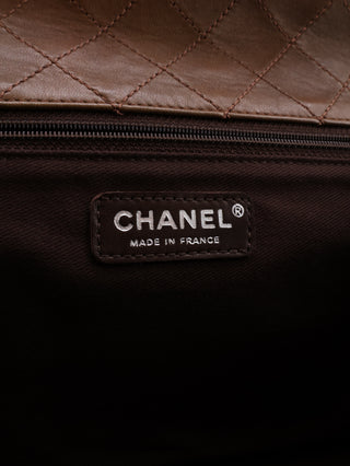 Dual Turnlock Flap Shoulder Bag