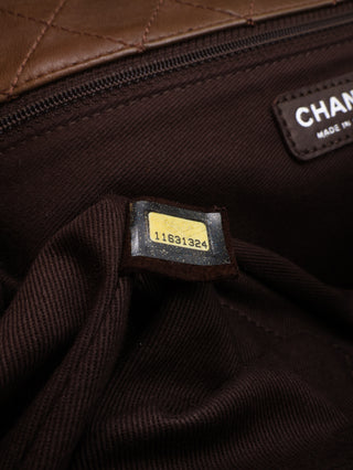 Dual Turnlock Flap Shoulder Bag