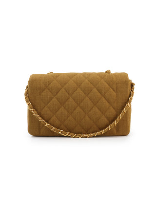 Linen Diana Shoulder Bag