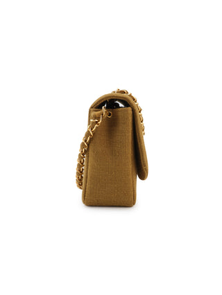 Linen Diana Shoulder Bag