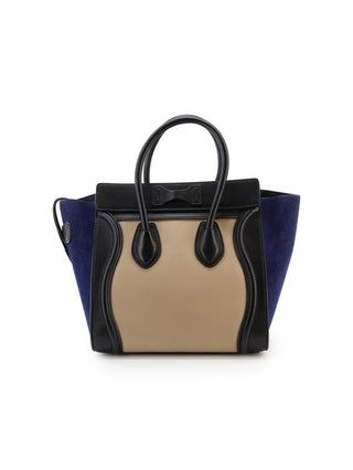 Tricolor Micro Luggage Tote Bag