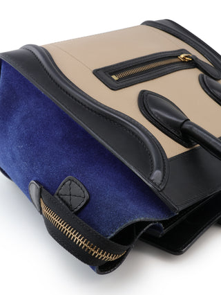 Tricolor Micro Luggage Tote Bag