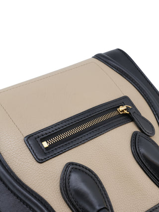 Tricolor Micro Luggage Tote Bag