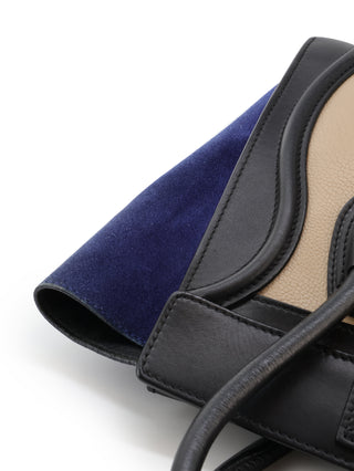 Tricolor Micro Luggage Tote Bag