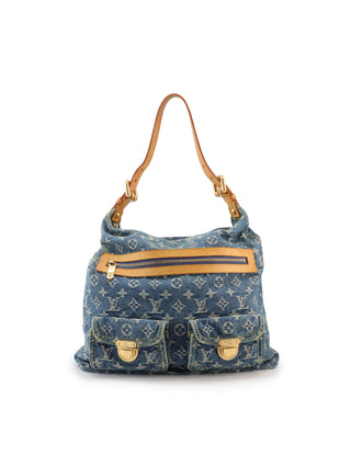 Monogram Denim Baggy GM Shoulder Bag