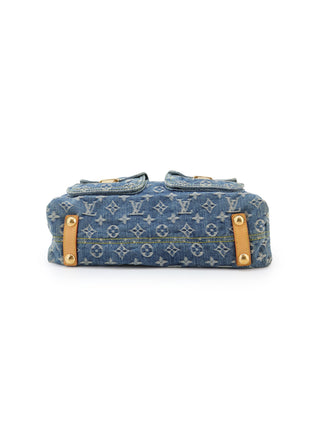 Monogram Denim Baggy GM Shoulder Bag