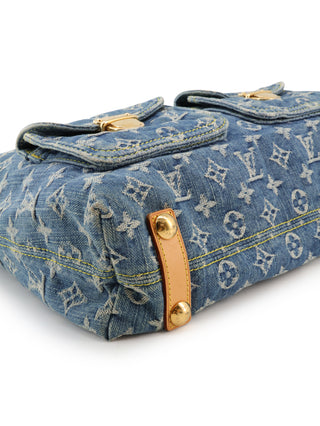 Monogram Denim Baggy GM Shoulder Bag