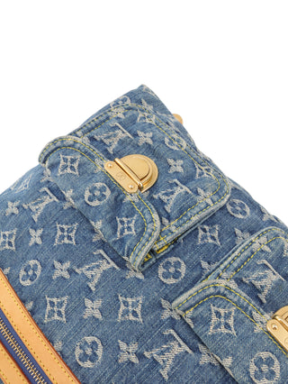 Monogram Denim Baggy GM Shoulder Bag