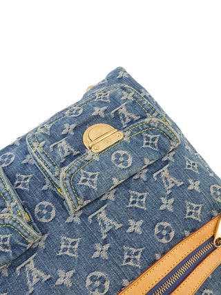 Monogram Denim Baggy GM Shoulder Bag