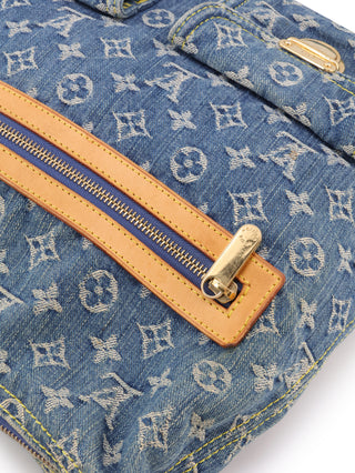 Monogram Denim Baggy GM Shoulder Bag