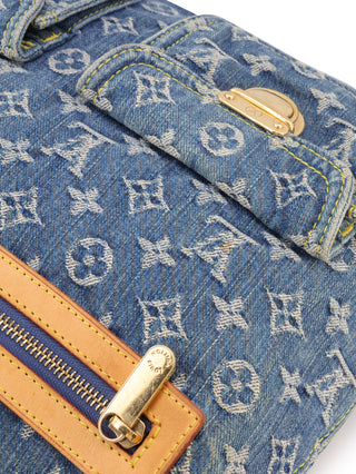 Monogram Denim Baggy GM Shoulder Bag