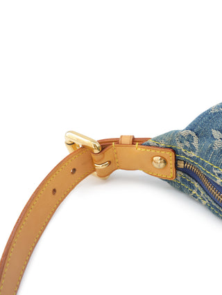 Monogram Denim Baggy GM Shoulder Bag