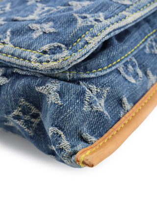 Monogram Denim Sac Plat