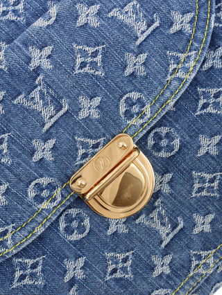 Monogram Denim Sac Plat