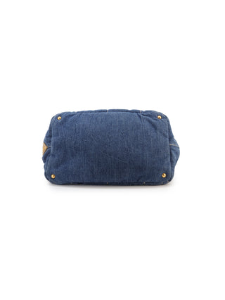 Canapa Fur Denim Tote Bag