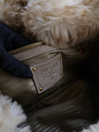 Canapa Fur Denim Tote Bag
