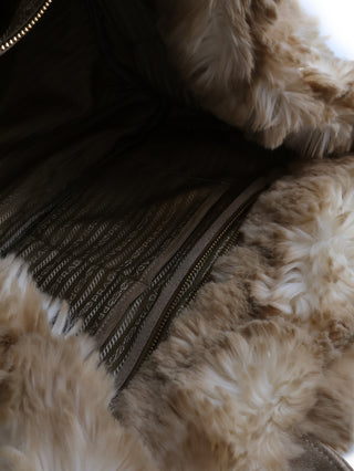 Canapa Fur Denim Tote Bag