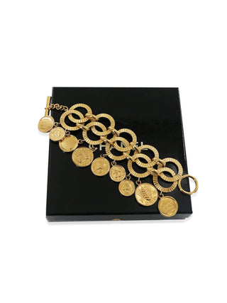 Coin Charm Bracelet