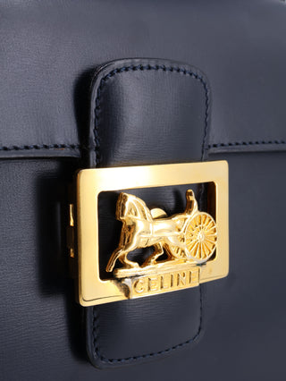 Horse Carriage Top Handle Bag