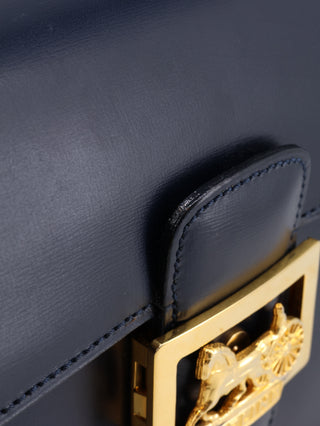 Horse Carriage Top Handle Bag