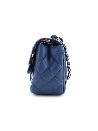 Multicolor Airlines Classic Mini Square Flap Bag