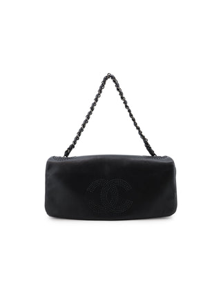 Studded East-West Flap Bag