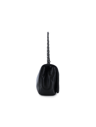 Studded East-West Flap Bag