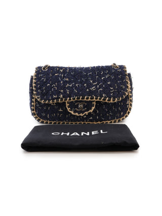 Quilted Tweed St. Tropez Flap Bag