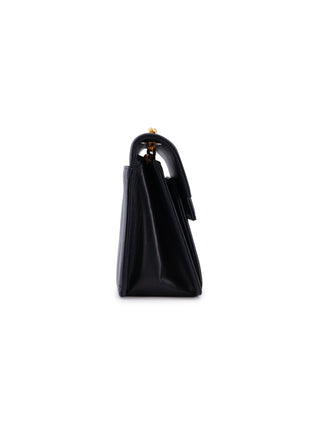 Vertical Quilted Flap Bag