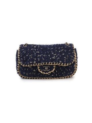 Quilted Tweed St. Tropez Flap Bag