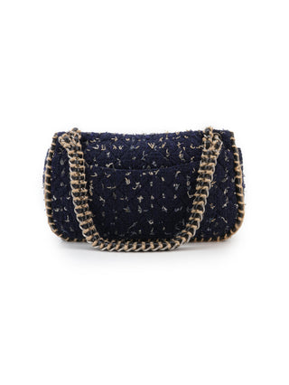 Quilted Tweed St. Tropez Flap Bag