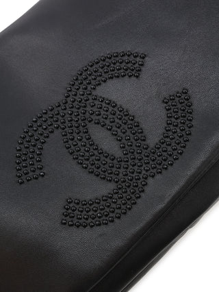 Studded East-West Flap Bag