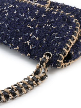 Quilted Tweed St. Tropez Flap Bag