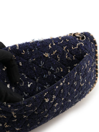 Quilted Tweed St. Tropez Flap Bag