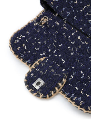 Quilted Tweed St. Tropez Flap Bag