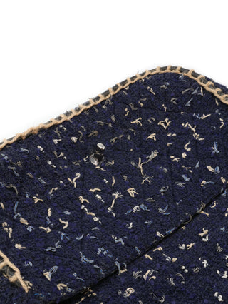 Quilted Tweed St. Tropez Flap Bag